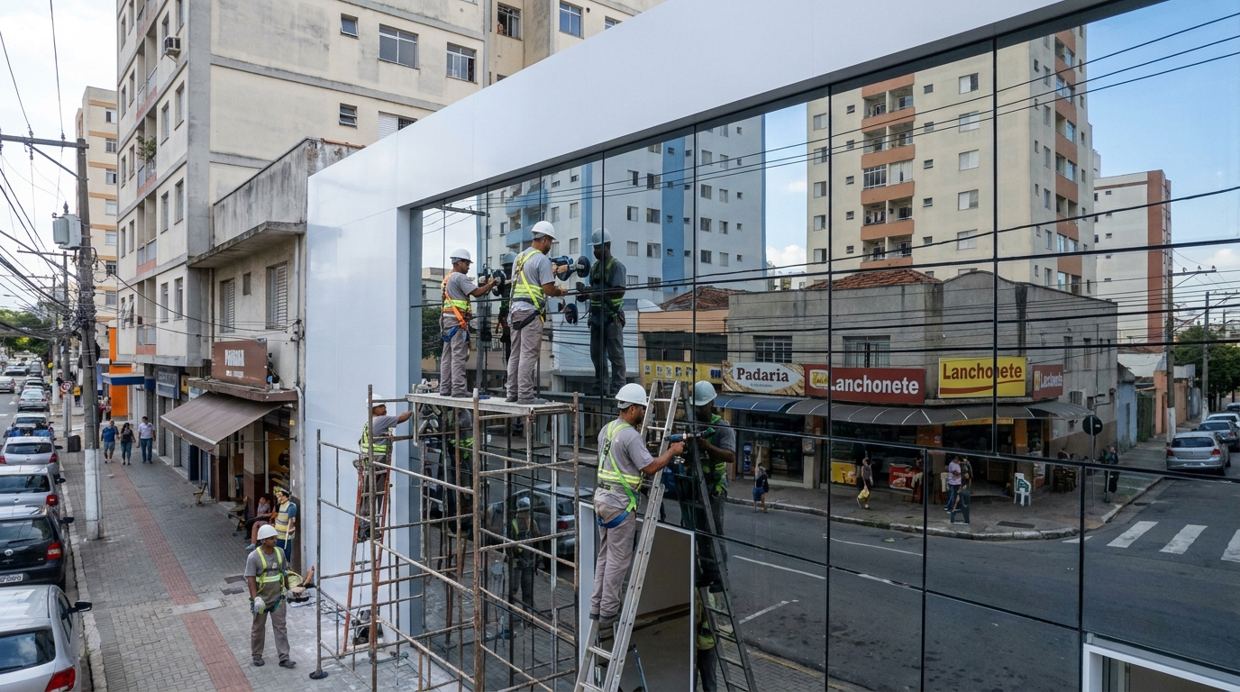 Fechamentos em Vidro no Centro, Santa Maria‑RS