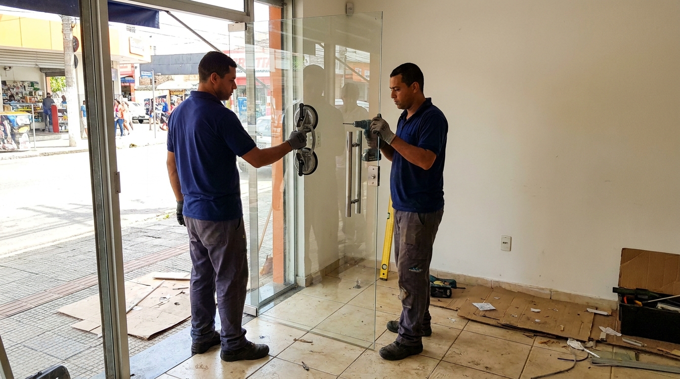 Portas em Vidro no Vale do Sol, Santa Maria‑RS