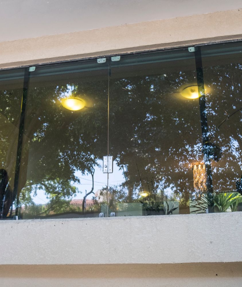 janela de vidro em Santa Maria