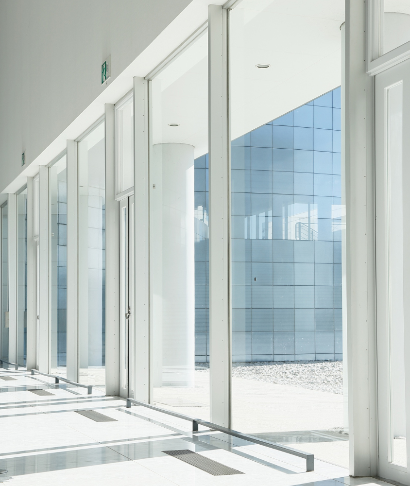 parede de vidro em Santa Maria